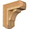 Ekena Millwork Legacy Craftsman Rough Sawn Bracket w/ Offset Brace, Western Red Cedar, 8"W x 20"D x 20"H BKT0806X20X20LEC04RWR - alternate 1